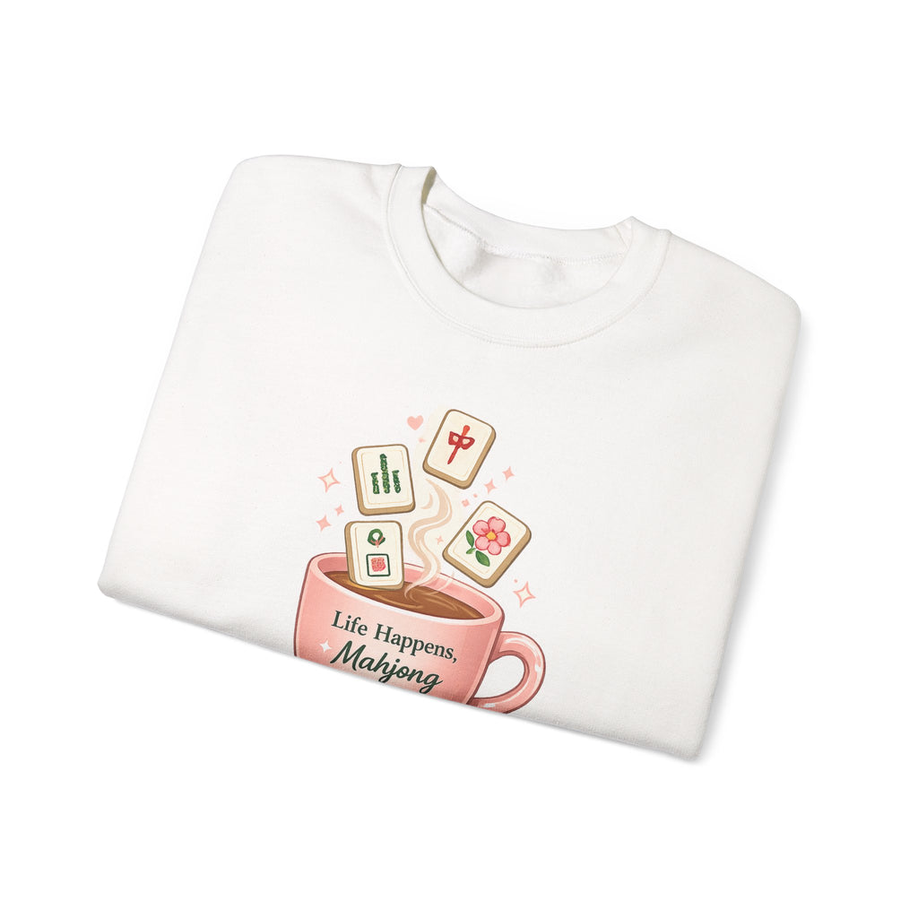 Life Happens, Mahjong Helps Crewneck