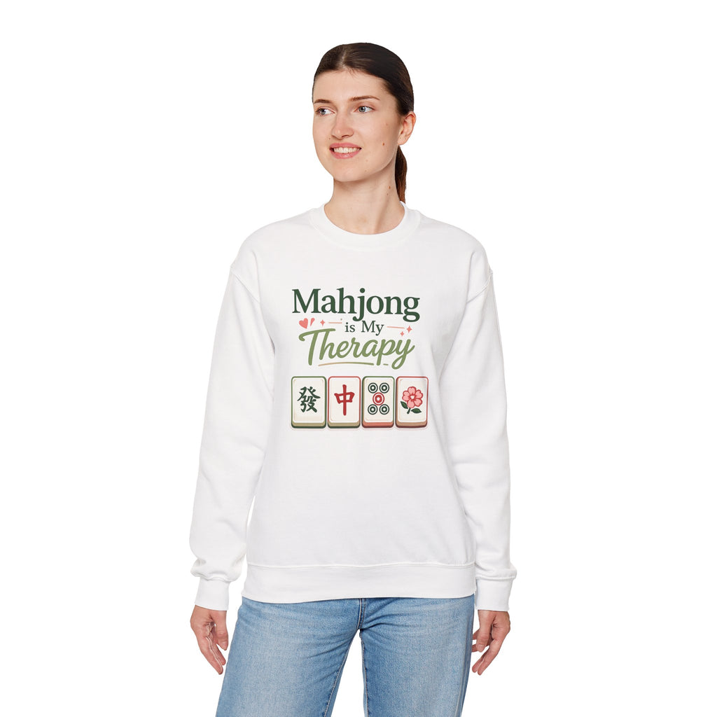 Mahjong Is My Therapy Crewneck