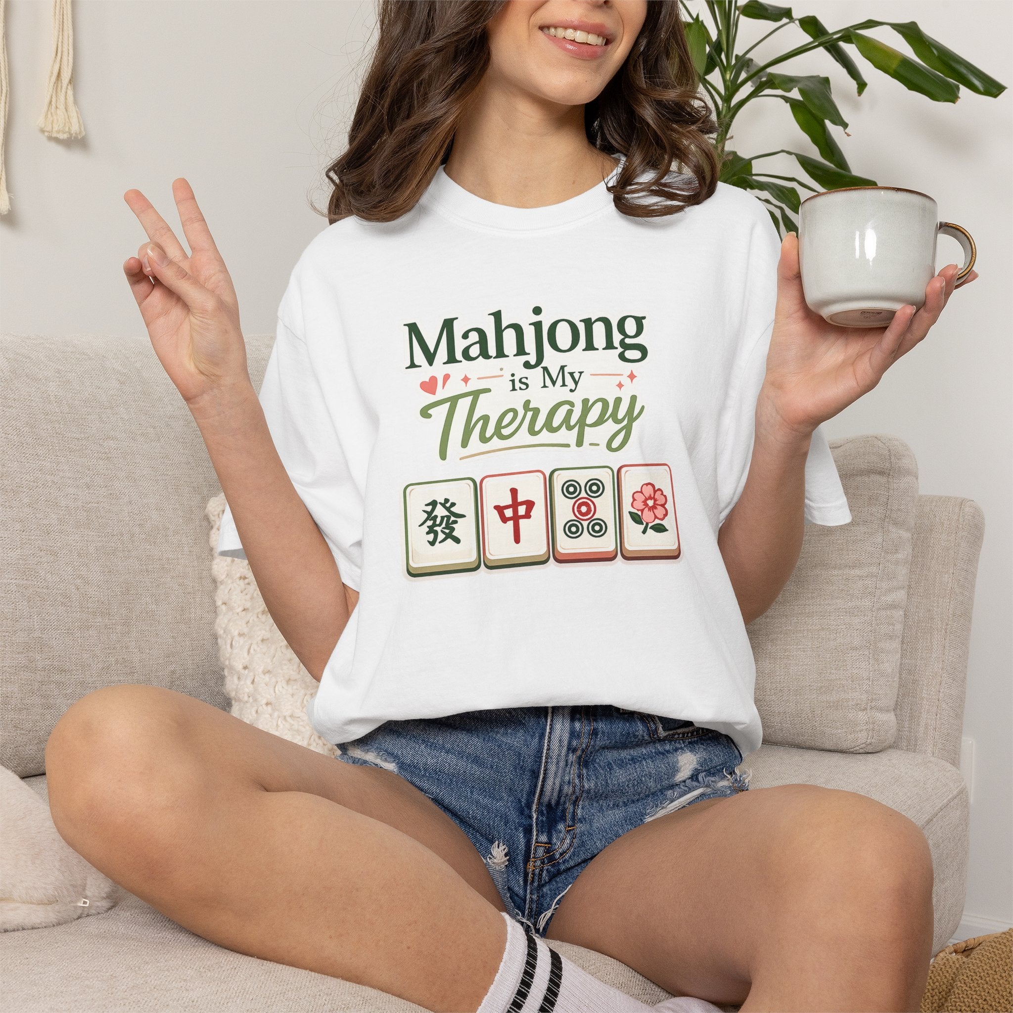 Mahjong Is My Therapy T-shirt
