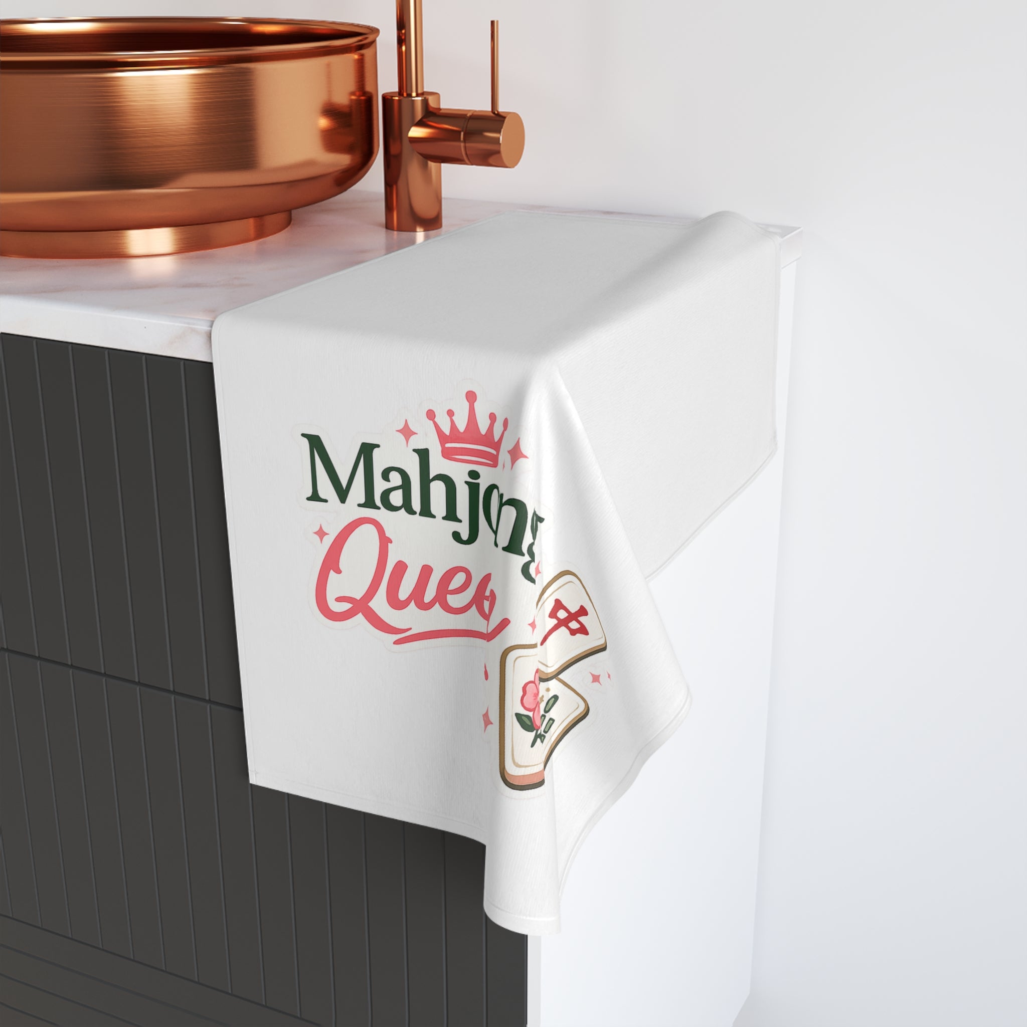 Mahjong Queen Hand Towel