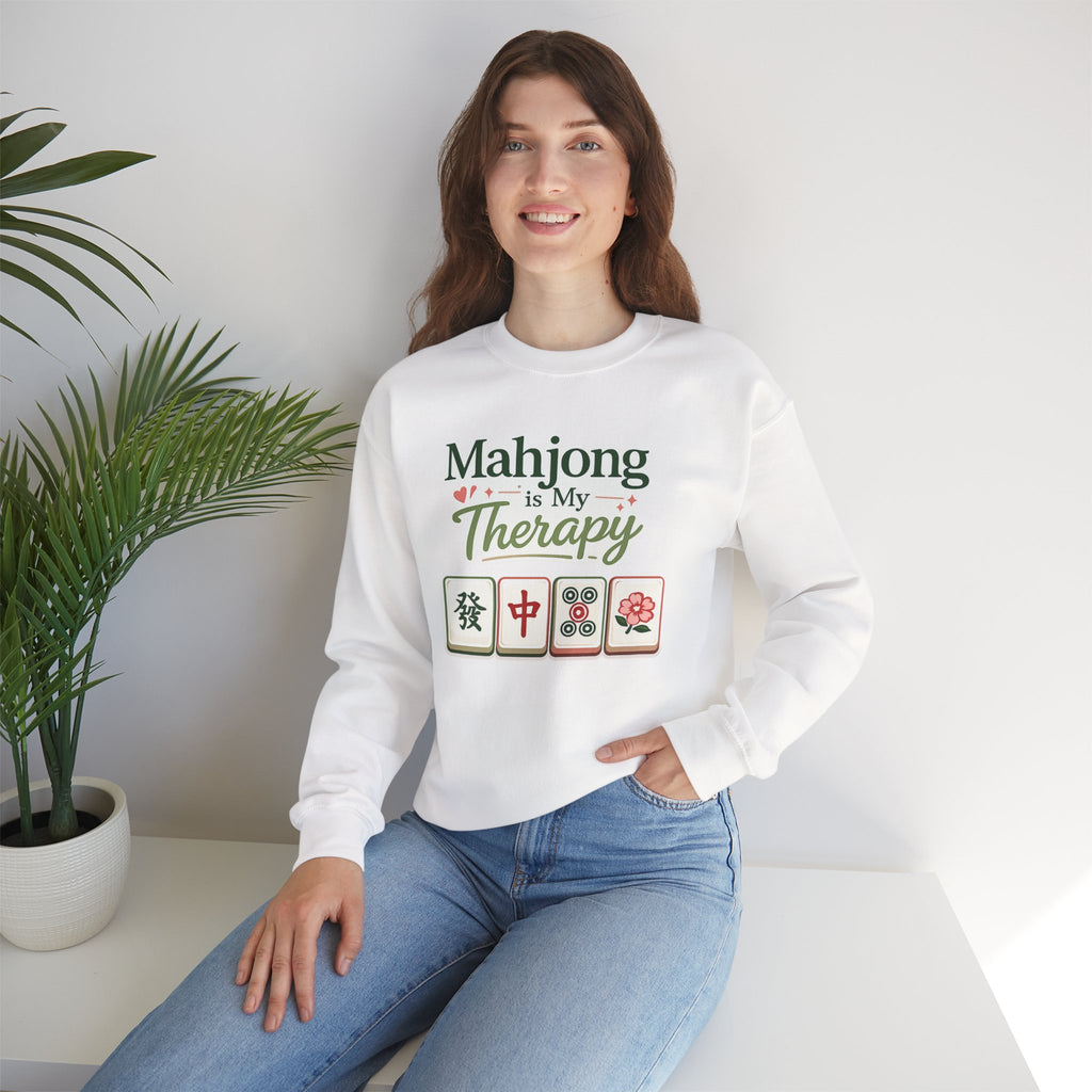 Mahjong Is My Therapy Crewneck