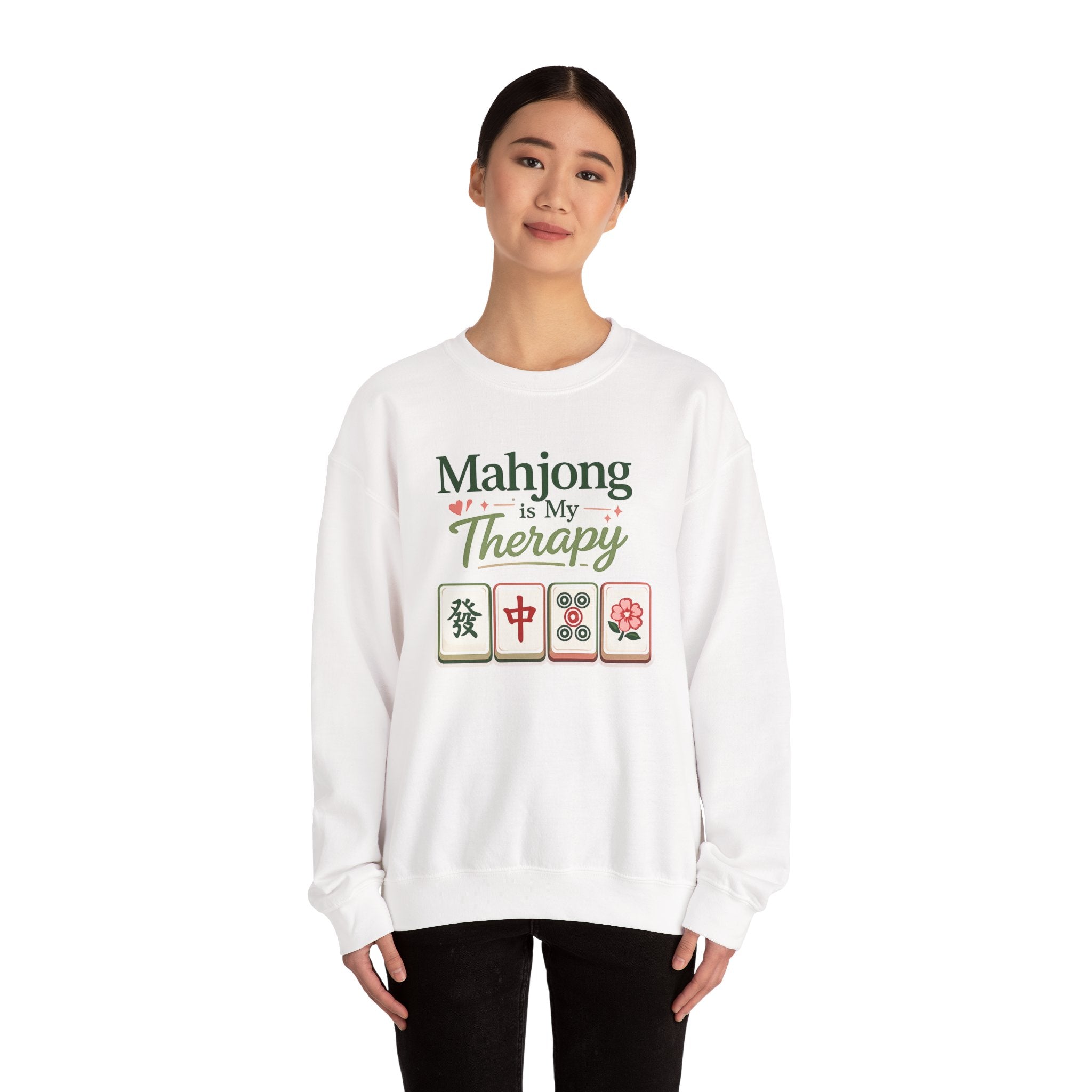Mahjong Is My Therapy Crewneck