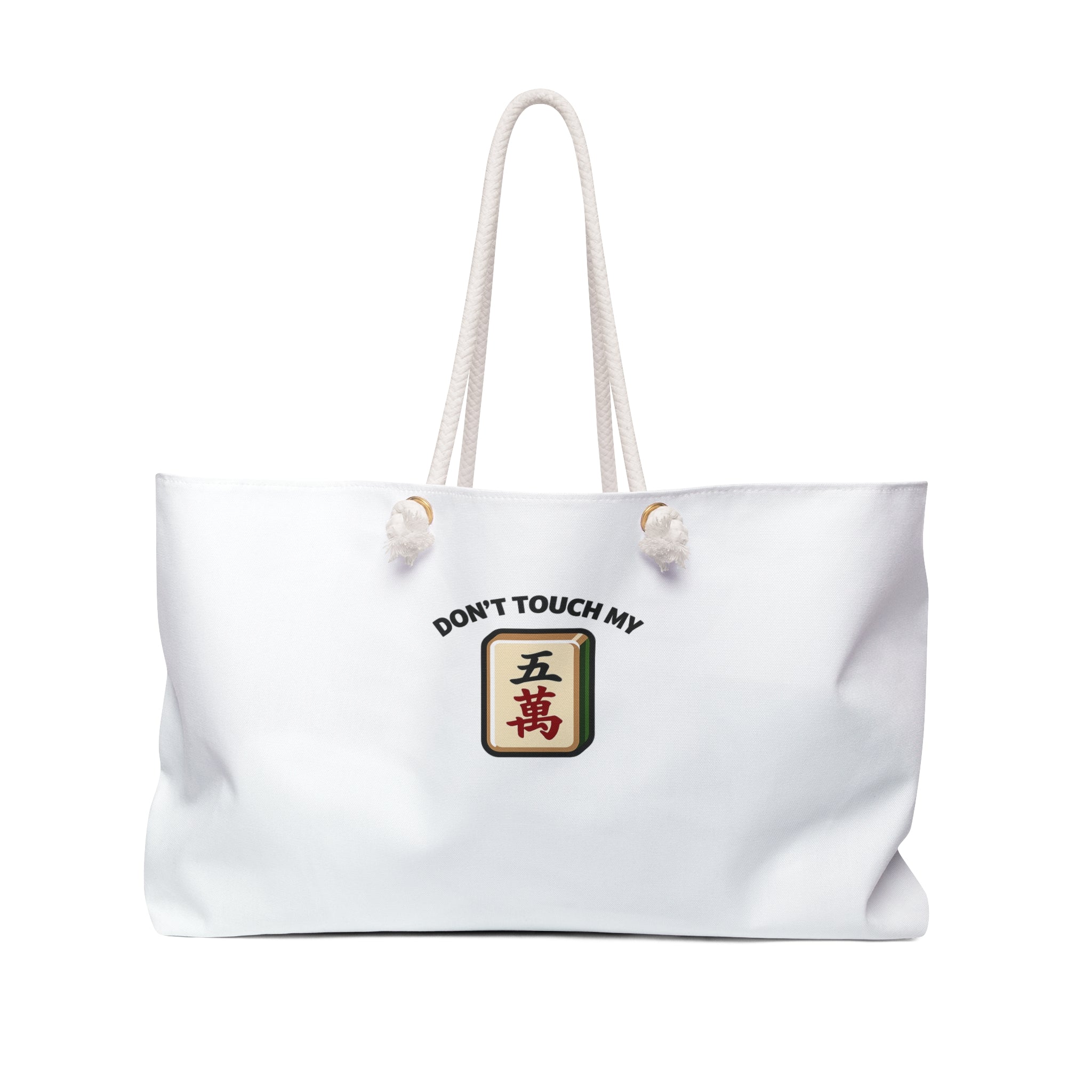 Don't Touch My Crack Mahjong Travel Bag